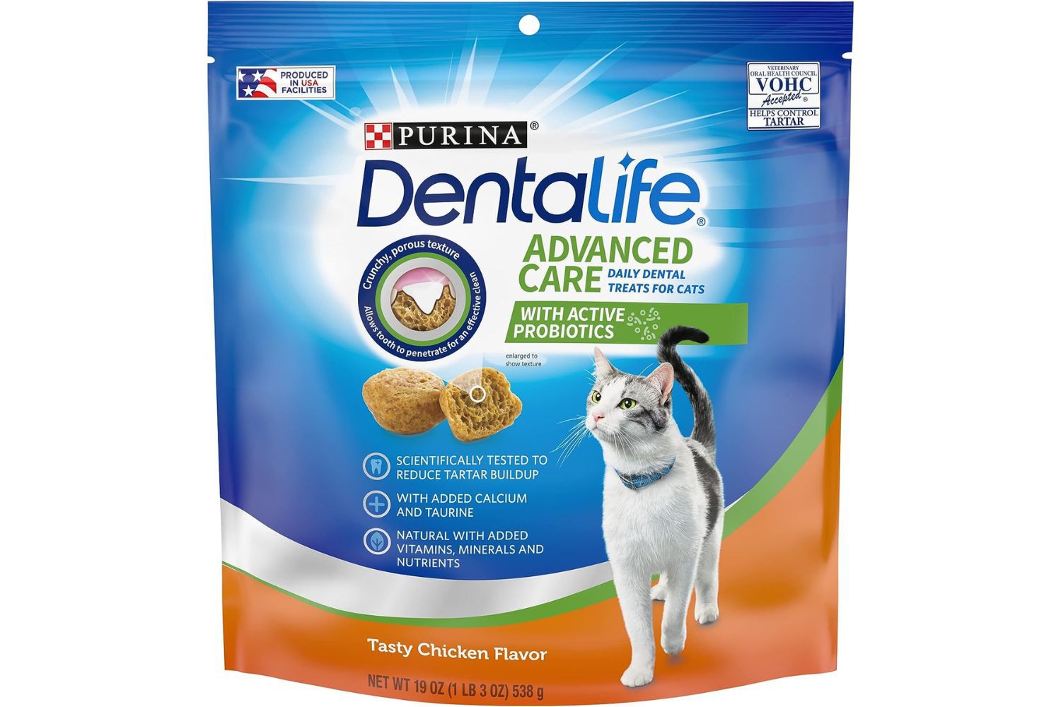 Purina DentaLife Made in USA Facilities Cat Dental Treats