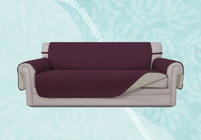 Collage of popular couch covers for dogs